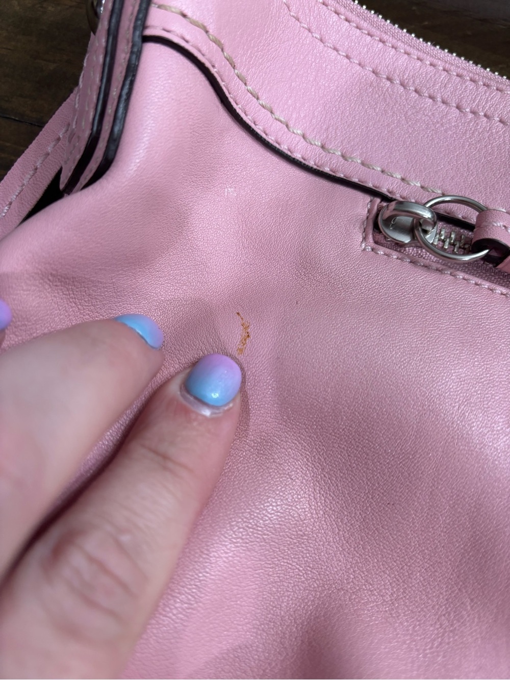 Coach SoHo Pleated Pink Hobo Shoulder Bag - Picture 9 of 15